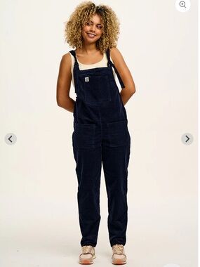 Lucy & Yak Navy Corduroy Overalls